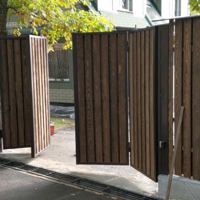 Купите и Закажите Ворота Гармошка: Лучшая Цена от 46417 руб, Установка под Ключ и Доставка в Пскове и по Области